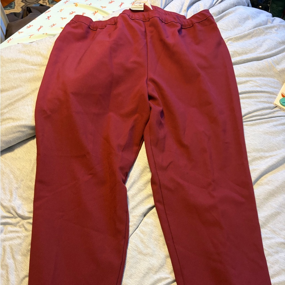 Bend Over Women’s Burgundy Pants